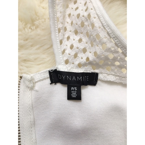 Dynamite White Peplum Top - Picture 8 of 13